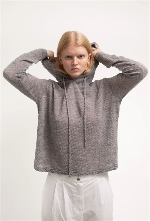 GUDRUN GUDRUN BERTA HOODIE GREY 